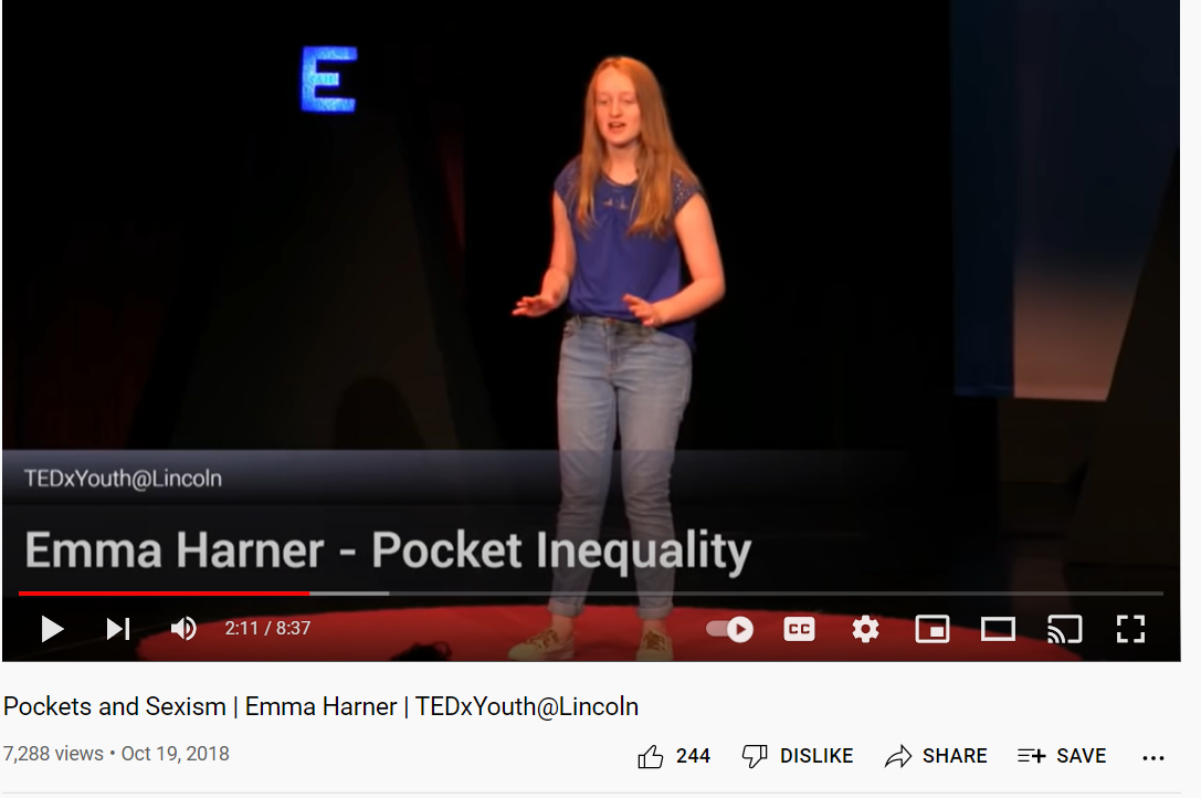 TEDx Talk | Pockets and Sexism