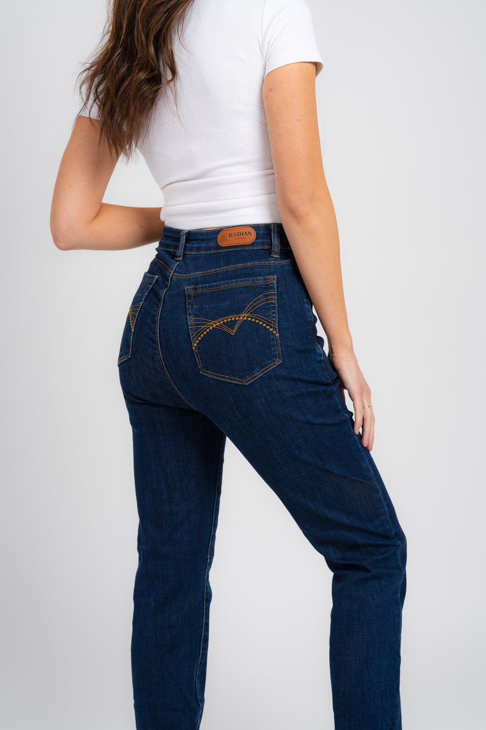 Radian - Women's Deep Pocket Straight-Leg Jeans - Indigo