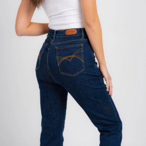 Women’s Deep Pocket Straight-Leg Jeans – Indigo